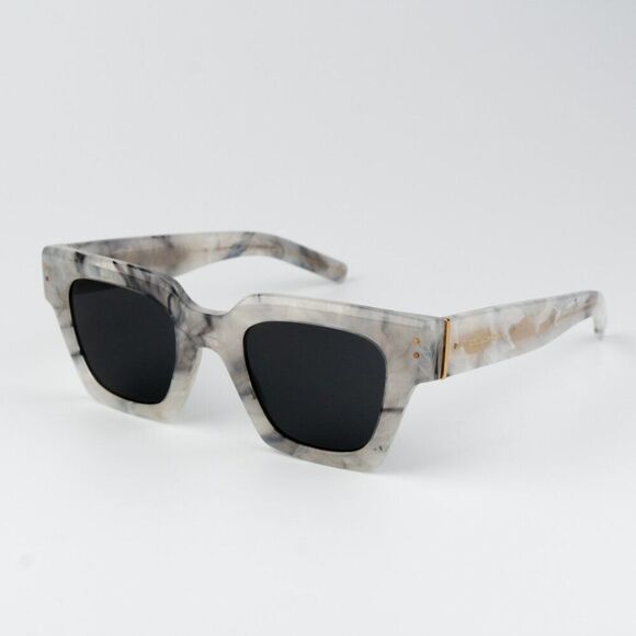 NEW D&G DG4413 342887 Grey Marble Grey Square Unisex Sunglasses - Picture 3 of 12